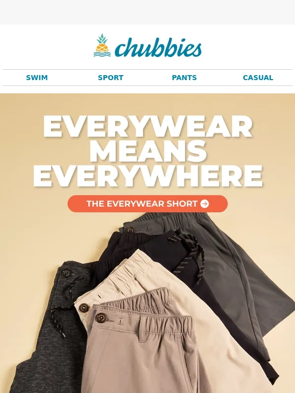 Chubbies Shorts - From Workout to Work Drinks