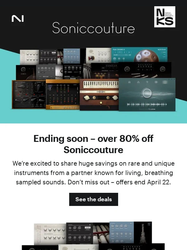 Native Instruments - Ending soon – 84% off global sounds and more