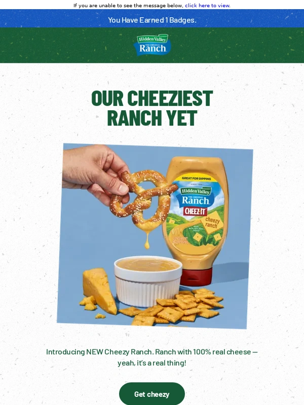 Hidden Valley - ? NEW Cheezy Ranch? Yup! ?
