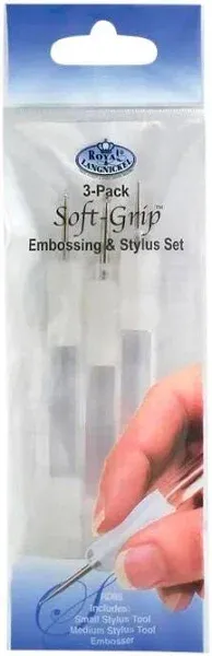 Royal & Langnickel Soft Grip Embossing & Stylus Set