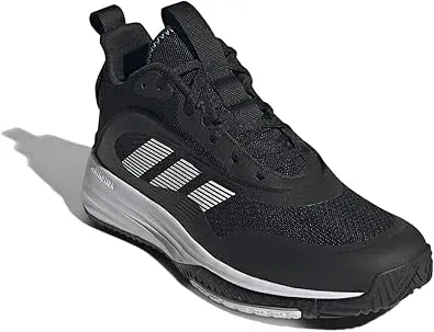 adidas Mens Own The Game 3.0 Basketball Sneaker, Black/White/White, 9.5