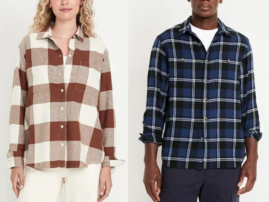 Old Navy Womens Flannel Shirts