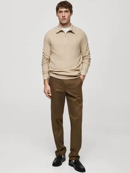 Men MANGO Piqué sweater Nordstrom