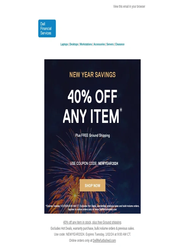 Dell Refurbished - ?Dell Refurbished New Year Savings