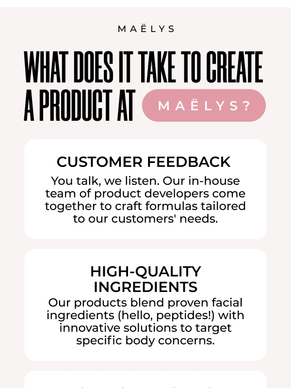 MAELYS - What does it take to create a MAËLYS product?