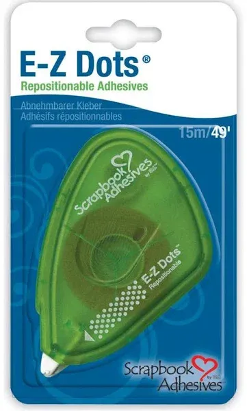 3L Scrapbook Adhesives E-Z Dots Repositionable Adhesive Dispenser
