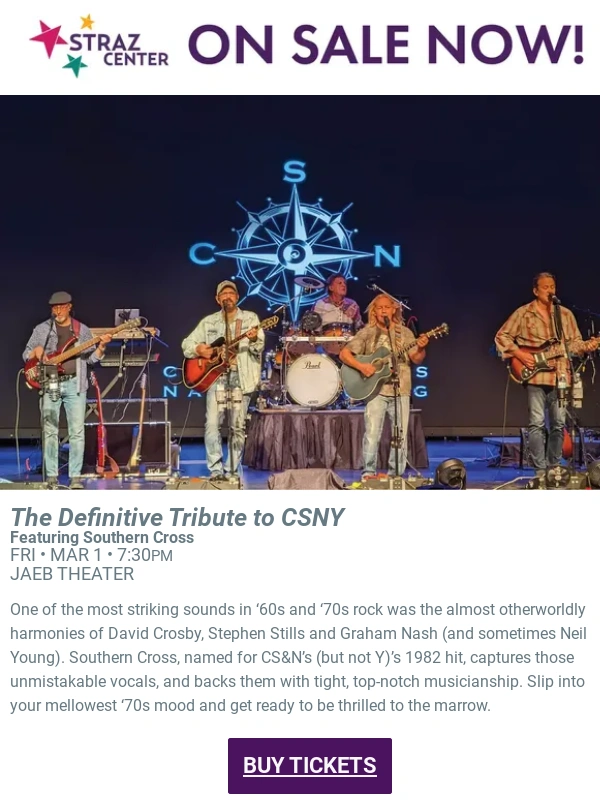 Straz Center - Now On Sale: The Definitive Tribute,Eddie B and YAGP