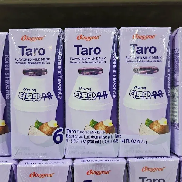 Binggrae Milk Drink Taro Flavor 200ml*6