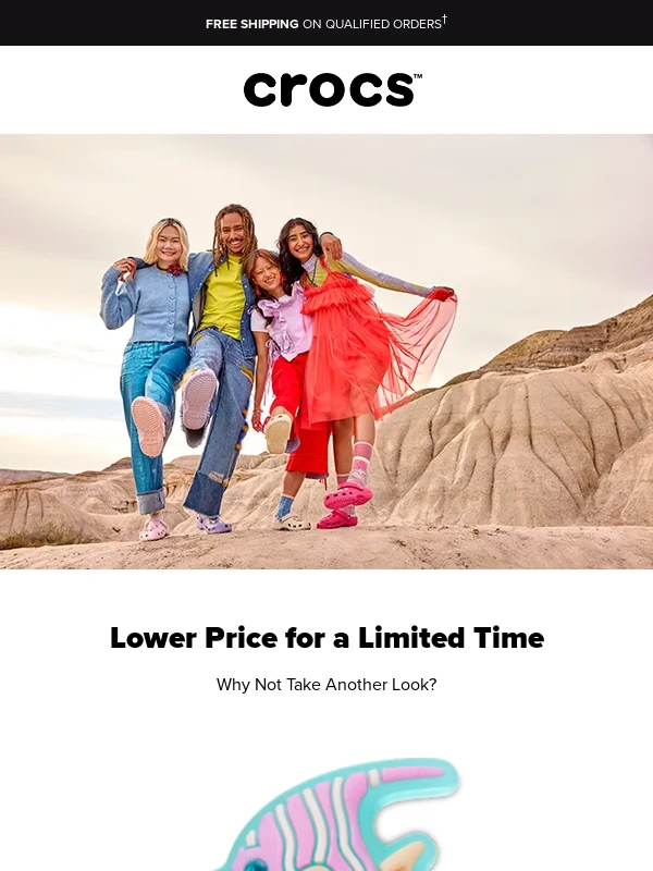 Crocs - We've dropped the price for a limited time