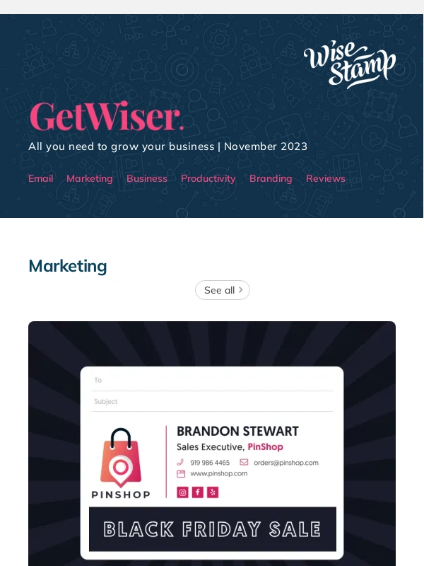 WiseStamp - Your GetWiser is here! 