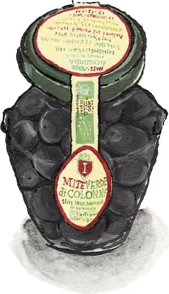 Leccino Black Olives