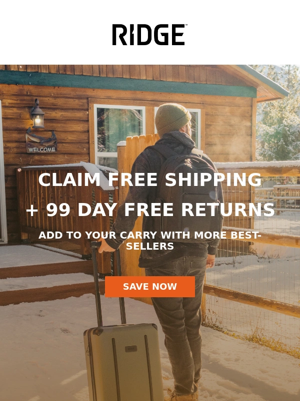 Ridge Wallet - Claim Your Free Shipping