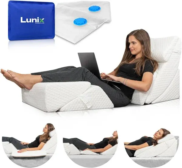 Lunix LX13 Orthopedic Bed Wedge Pillow Set