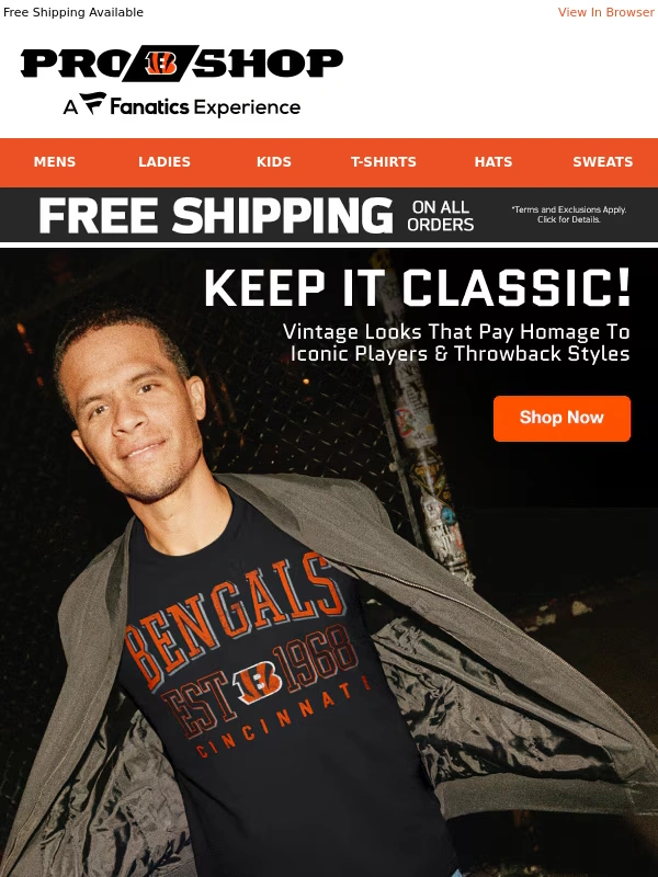 Bengals - Rep The Legacy >> Bengals Vintage Styles