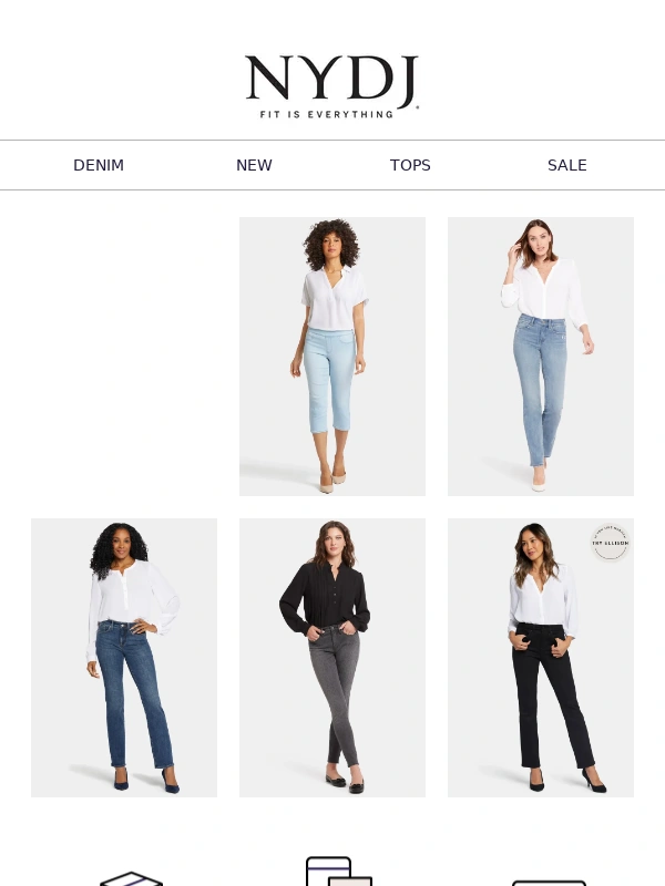 NYDJ - EXTRA 30% OFF Blue,Black & Grey Jeans!