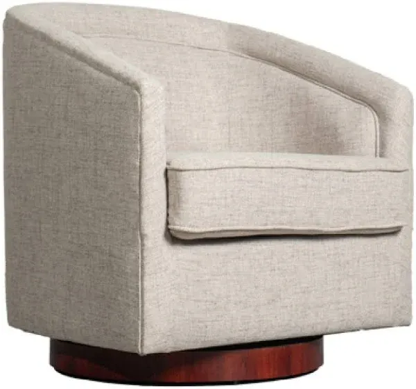 Flash Furniture Dean Club Style Commercial Barrel Accent Armchair