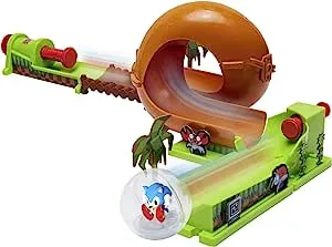 9-Piece Sonic The Hedgehog Pinball Green Hill Zone Track Play Set w/ Sonic Sphere Toy $16 + Free Shipping w/ Prime or on $35+