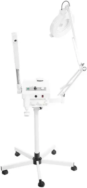 Skinact Facial Spa Aroma Ozone Steamer with Brush and Magnifying Lamp