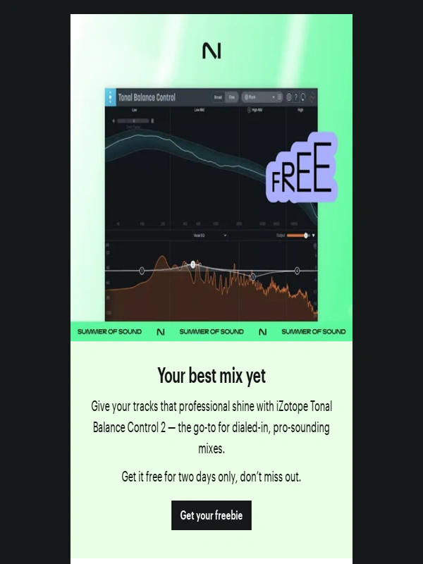 Native Instruments - Get your summer freebie