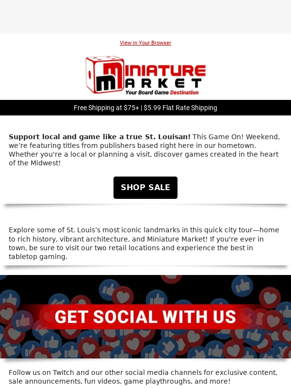 Miniature Market - This Weekend,We’re Keeping It Local