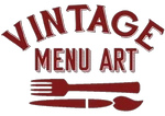 Vintage Menu Art