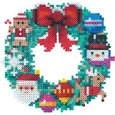 Perler Deluxe Box Craft Kit Wreath