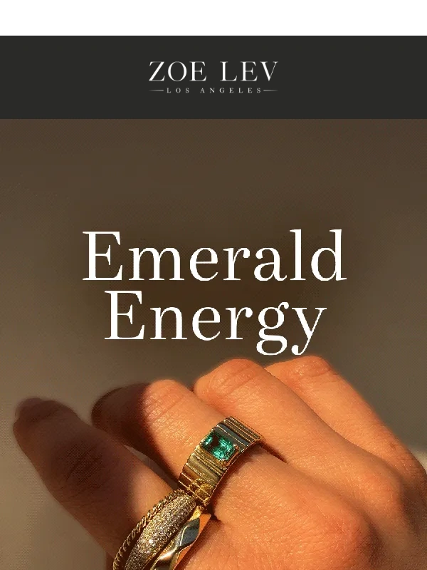 Zoe Lev - Celebrate May with Emerald Jewelry