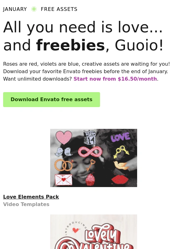 ThemeForest - You'll LOVE these Envato freebies,Guoio! ?