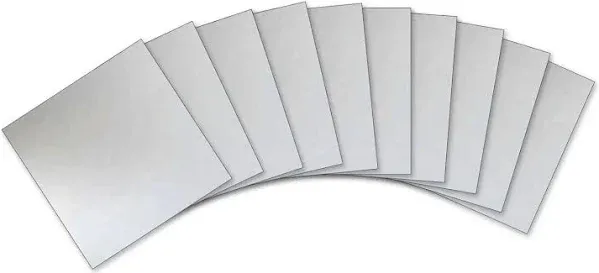 10 Pack 4" Clear Glass Squares