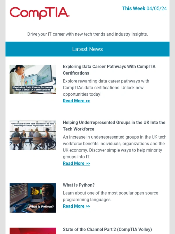 CompTIA - Explore Data Career Pathways With CompTIA Certifications