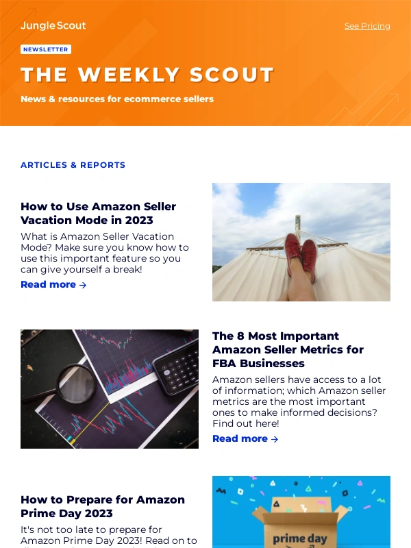 Jungle Scout - How to Use Amazon Seller Vacation Mode in 2023 | 8 Important Amazon Seller Metrics for FBA Businesses