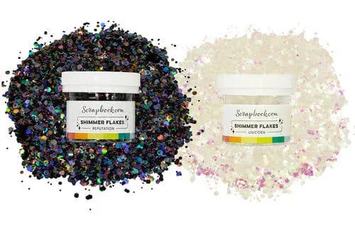 Shimmer Flakes Unicorn & Reputation 2 oz Shaker Jars (2 Pack)