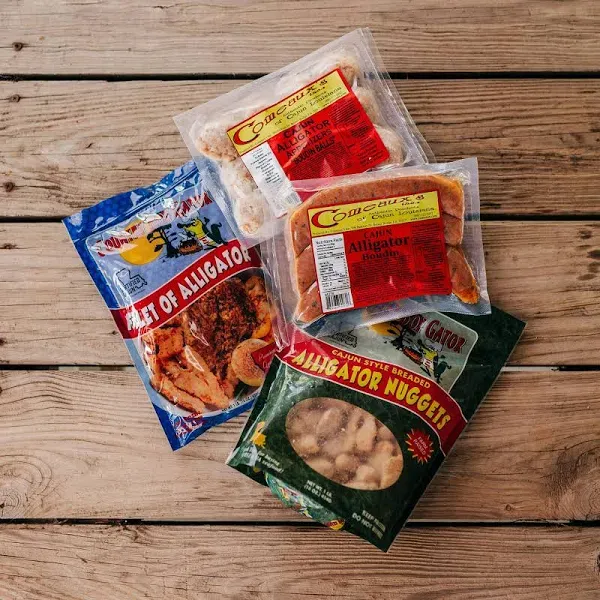 Louisiana Crawfish Alligator Meat Sampler