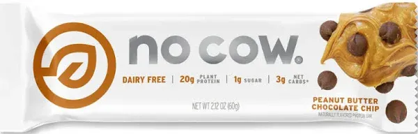 No Cow Chocolate Peanut Butter Protein Bar