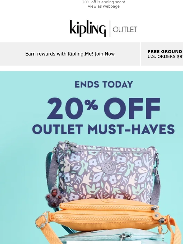 Kipling - Final Few Hours!! ⏰