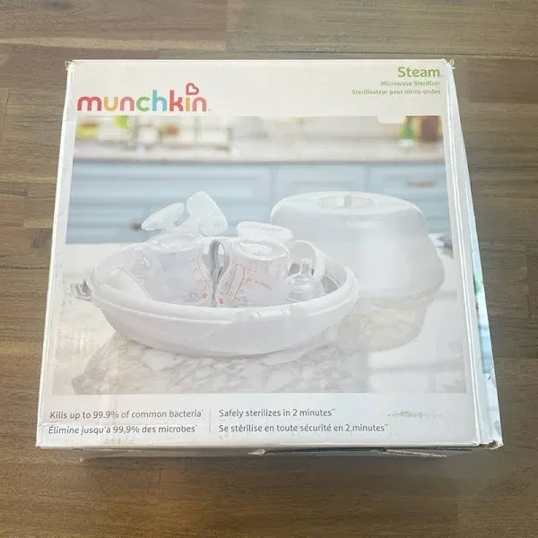 Munchkin Steam Guard Microwave Baby Bottle Sterilizer