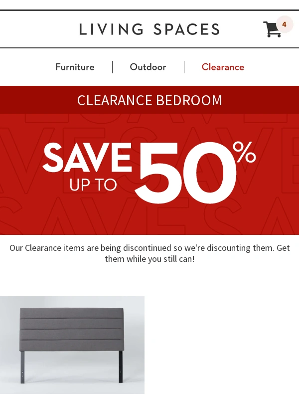 Living Spaces - Sweet Dreams with Sweet Bedroom CLEARANCE