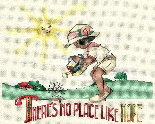 No Place Like Hope Counted Cross Stitch Kit