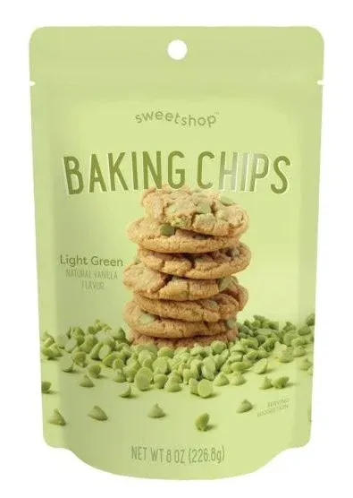 Sweetshop Baking Chips 8oz Light Green