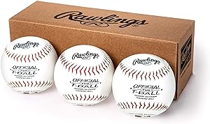 Rawlings - Official T-Balls, 3 Count, Youth/6u, Sponge Rubber Core, Indoor/Outdoor