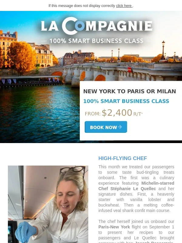 La Compagnie - From plane to paradise: go places with La Compagnie