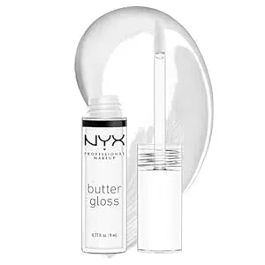 NYX PROFESSIONAL MAKEUP - Butter Gloss, Non-Sticky Lip Gloss, Clear