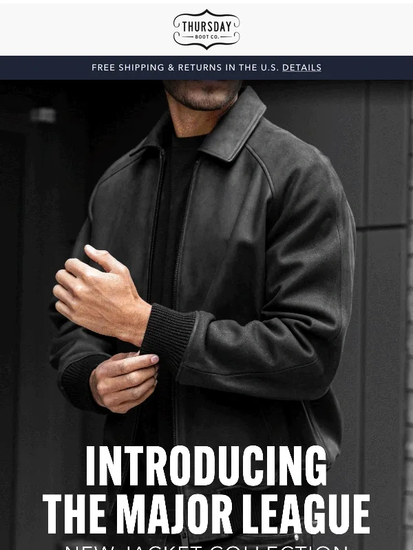 Thursday Boot - New Jacket Collection – The Major League!