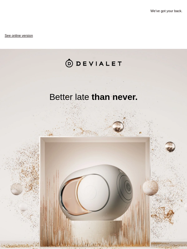 Devialet - Still need that perfect gift?
