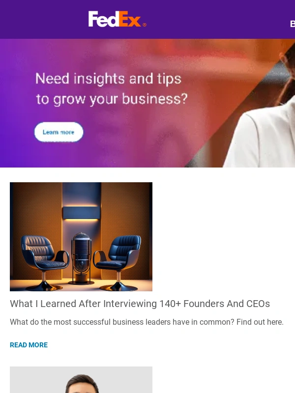 FedEx Office - ⭐ What I learned after interviewing 140+ Founders & C-Suites