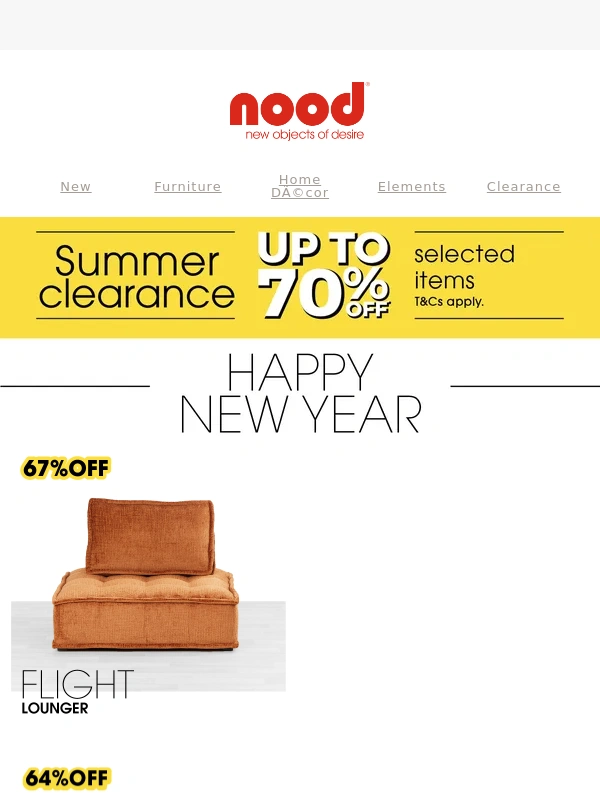 Nood - Summer Clearance has landed