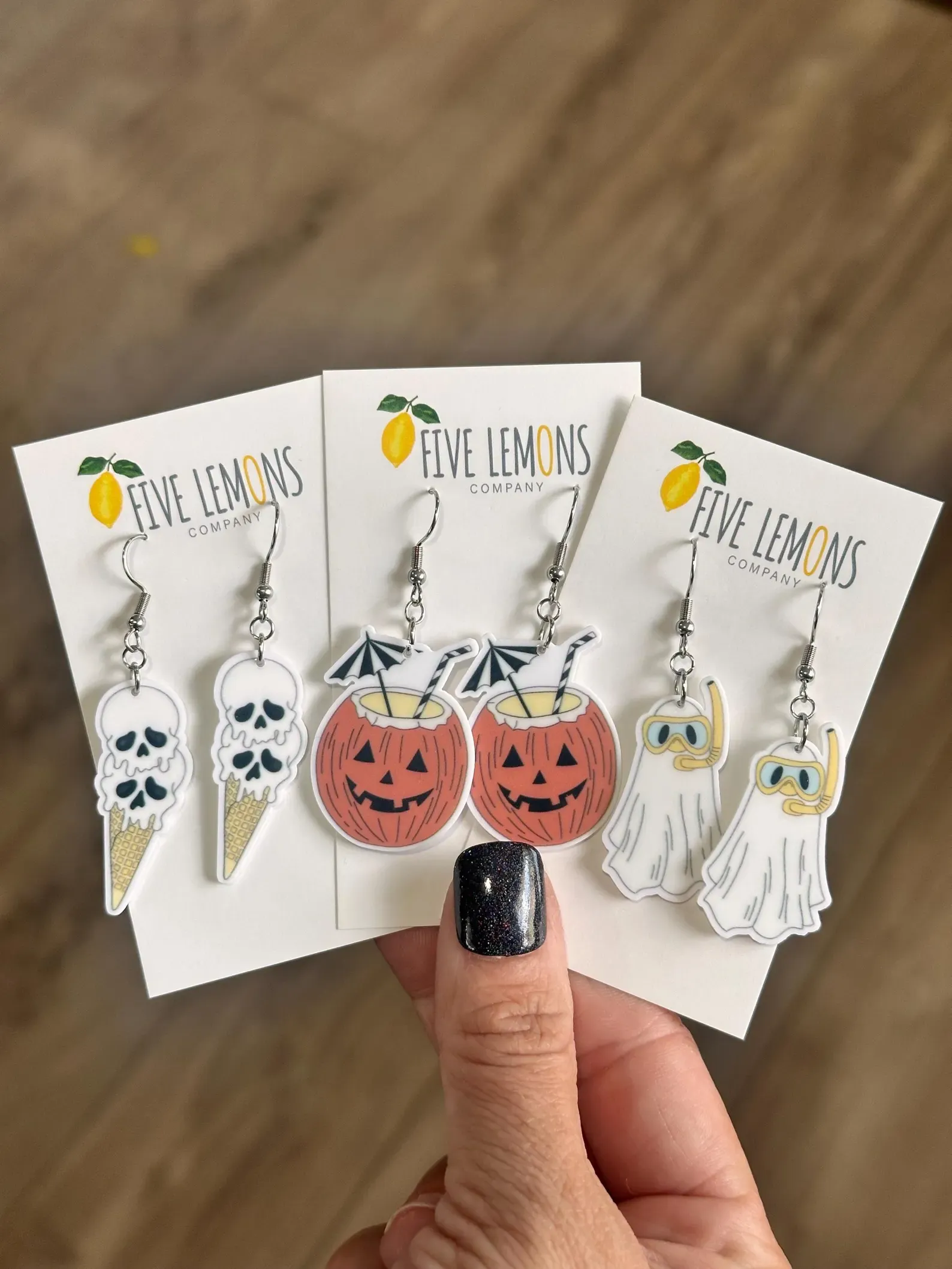 Summerween Spooky Hook Earring