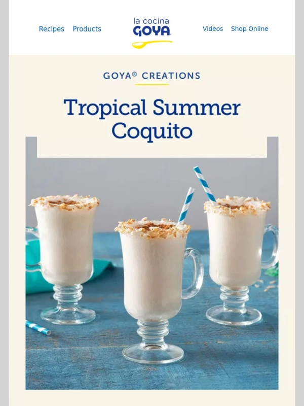 Goya - ??Your New Favorite Cocktail: Summer Coquito