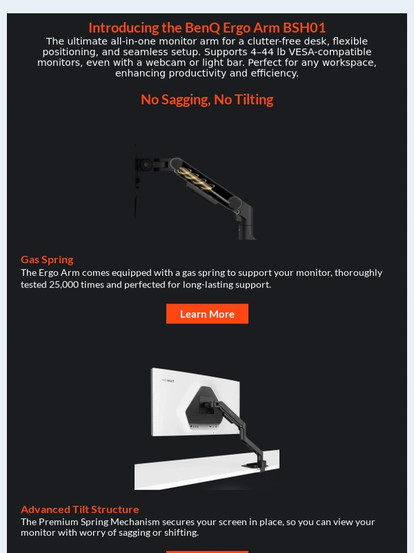 BenQ - BenQ MOBIUZ: The All-In-One Arm for Your Monitor