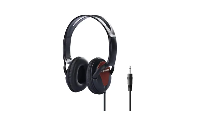 HAMPBACK Over Ear Headphones, Premium Sound Performance Wired Headphones for Electronic Drum, Phone, PC, Etc